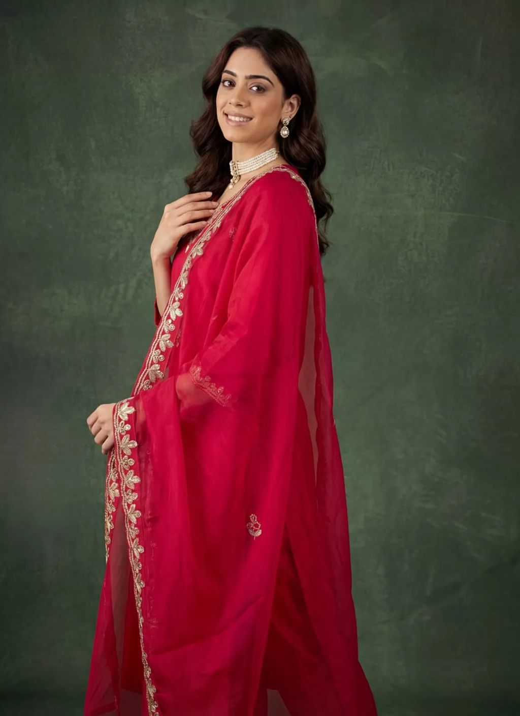 Elegant Pink Color Embroidered Kurta Set with Dupatta for Women