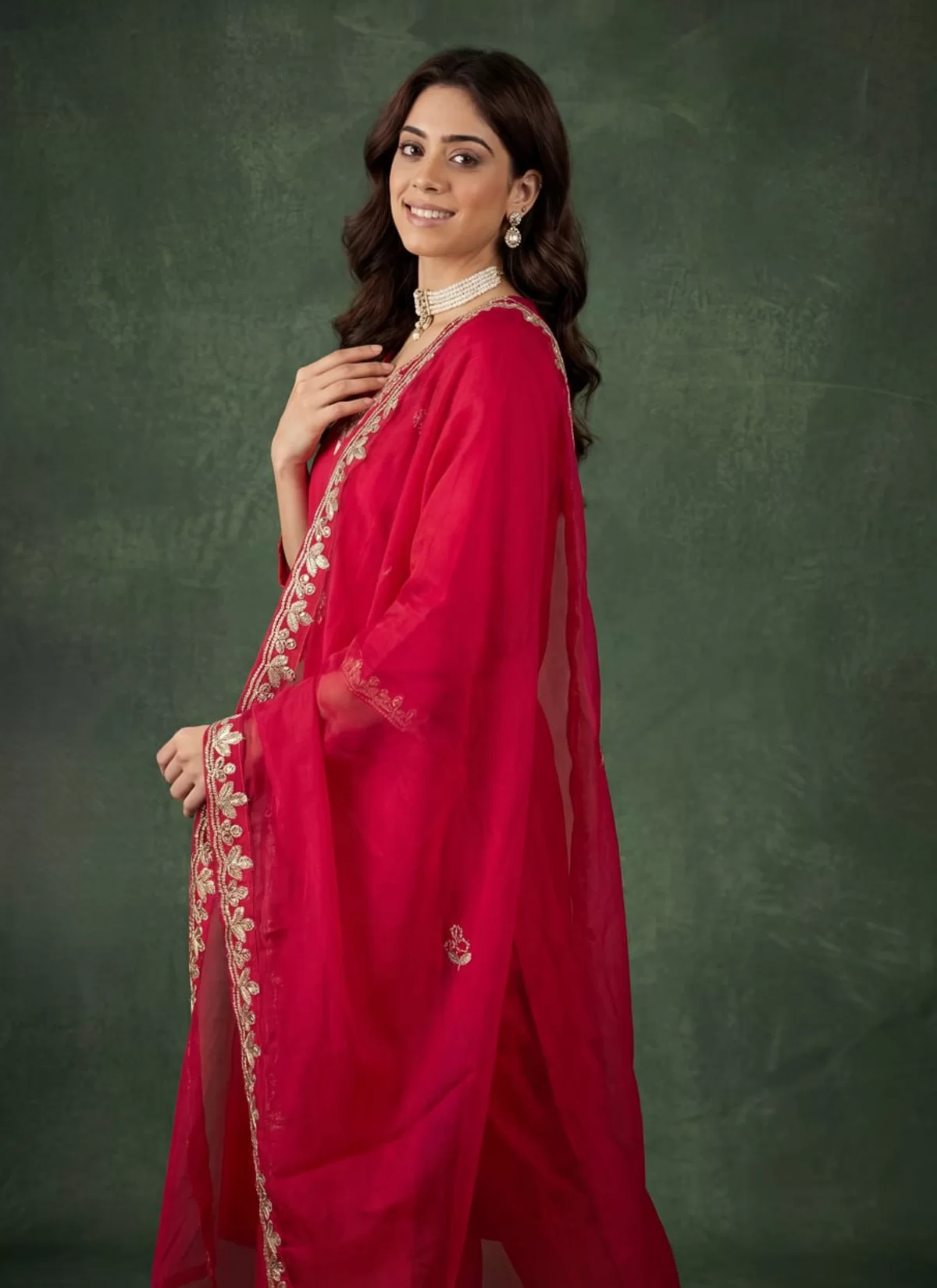 Elegant Pink Color Embroidered Kurta Set with Dupatta for Women