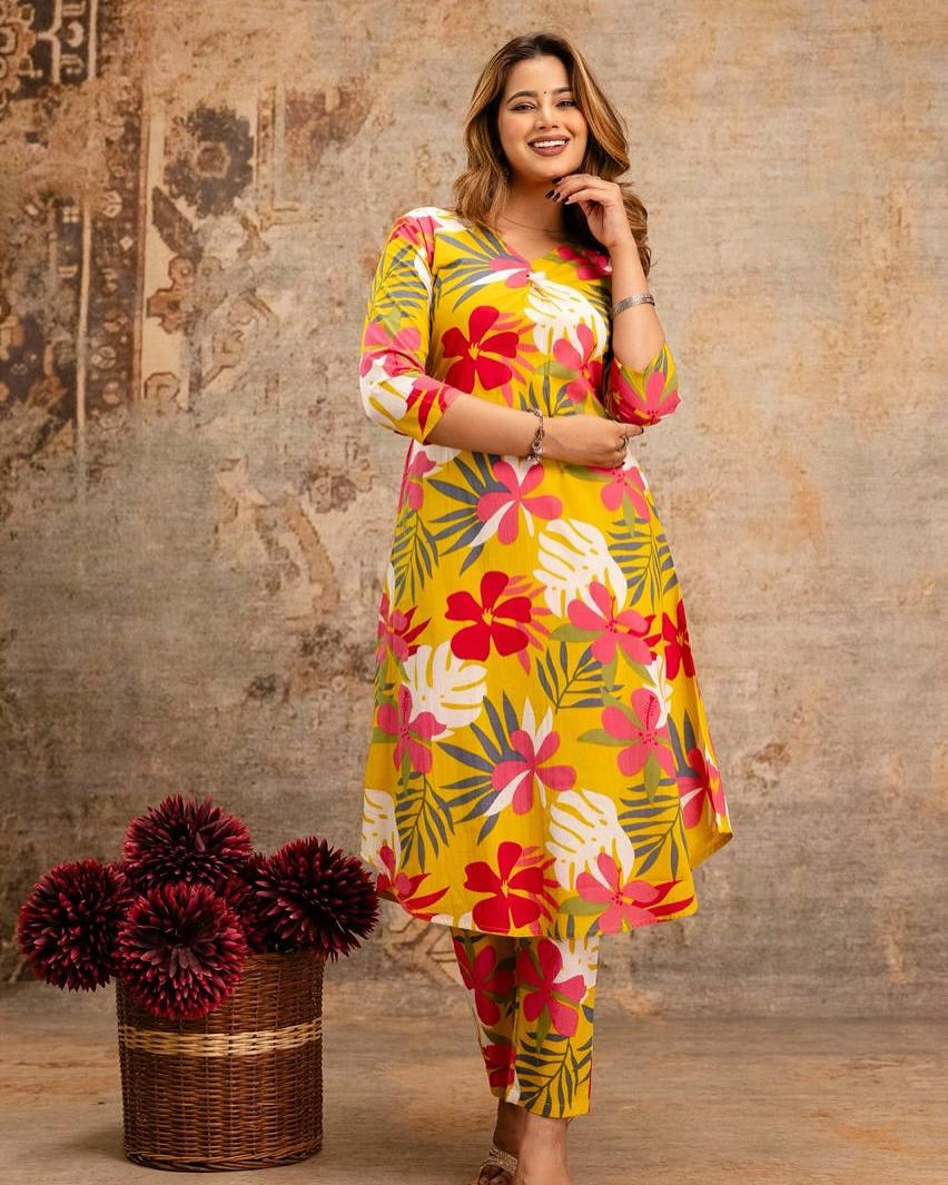 Digital Print Kurti and Pant