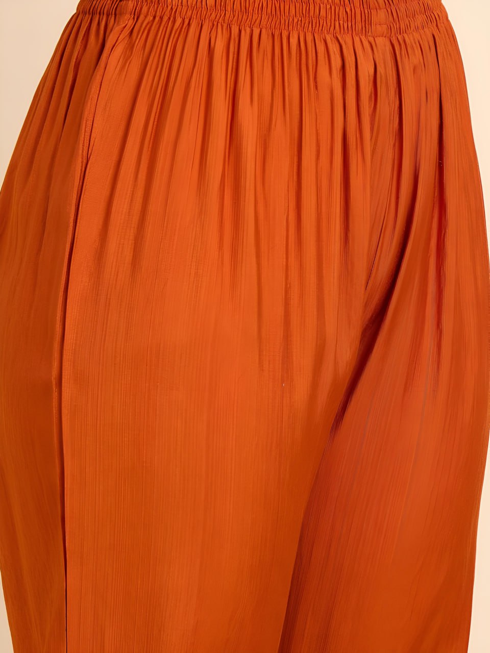 Elegant Orange Embroidered Kurta Set with Dupatta for Women | Festive & Ethnic Wear