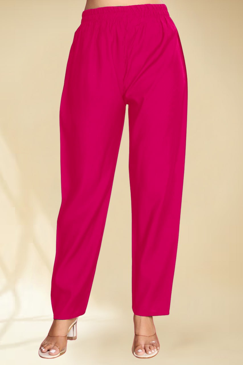 Stylish Pink Solid Kurta Set with Embroidered Dupatta | Elegant Ethnic Wear for Women